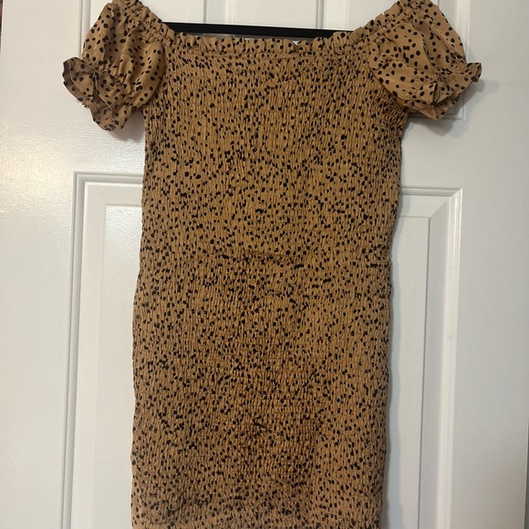 Princess Polly satin leopard dress - Picture 2 of 2
